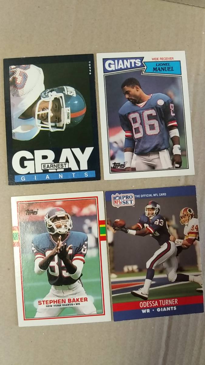 NFLカード NEW YORK GIANTS / WR,TE 色々12種 ジャイアンツ拍卖