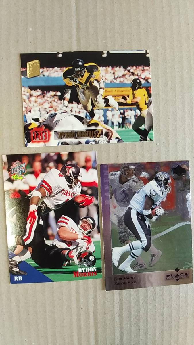 NFLカード BAM MORRIS 色々9種 RC1 スティーラーズ レイヴンズ チーフス RB拍卖