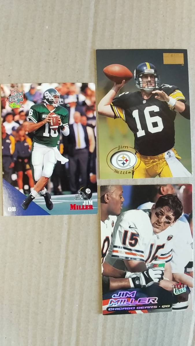 NFLカード JIM MILLER 色々9種 RC1 スティーラーズ ベアーズ QB拍卖