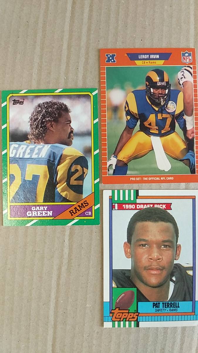 NFLカード L.A.,ST.LOUIS RAMS / DB 色々12種 ラムズ拍卖