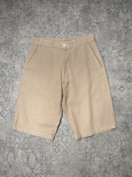 DANTON コットンショートパンツ●メンズSサイズ程度/カーキ/ダントン/ショーツ/薄手/フランス製拍卖