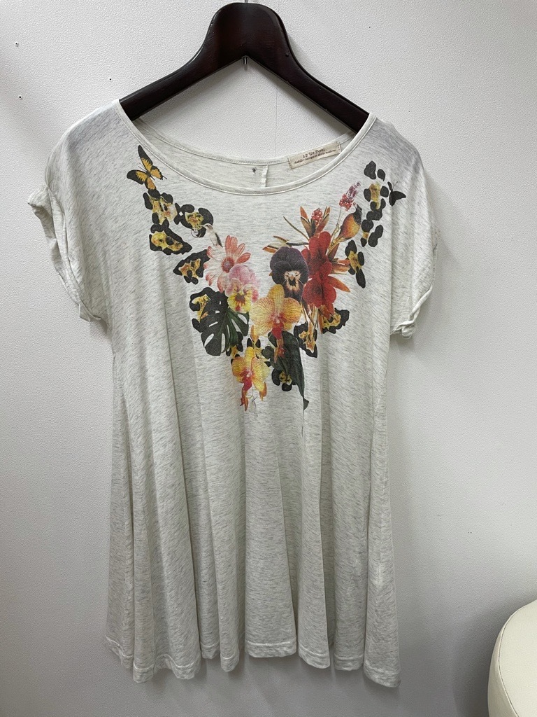 送料無料!1/2 Un-Demi(アンドゥミ) 綿レーヨン/チュニック☆サイズF拍卖