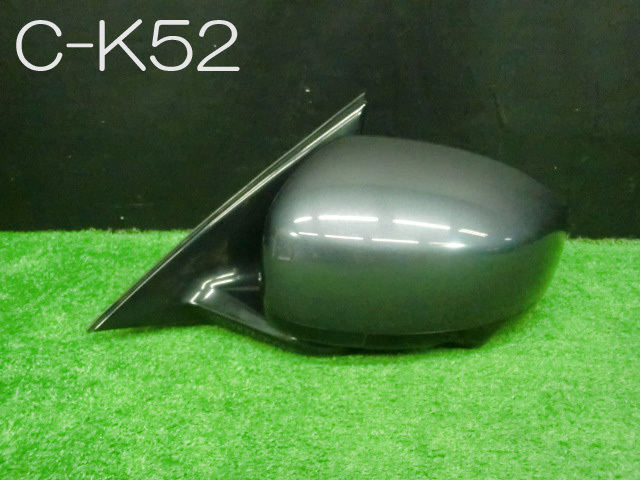 2【A】スカイライン V36 左ドアミラー 96302-JK07A ムラカミ 8742 K52 ストラフィアブルーパールメタリック SKYLINE NV36 PV36 【569160】 拍卖