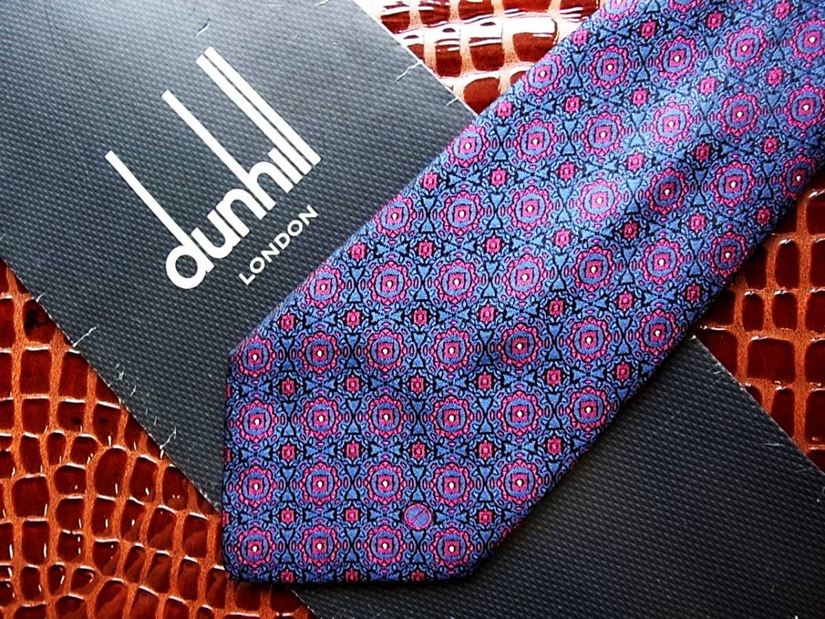 ■E966N●良品●【dunhill】ダンヒル【ロゴ入】ネクタイ拍卖