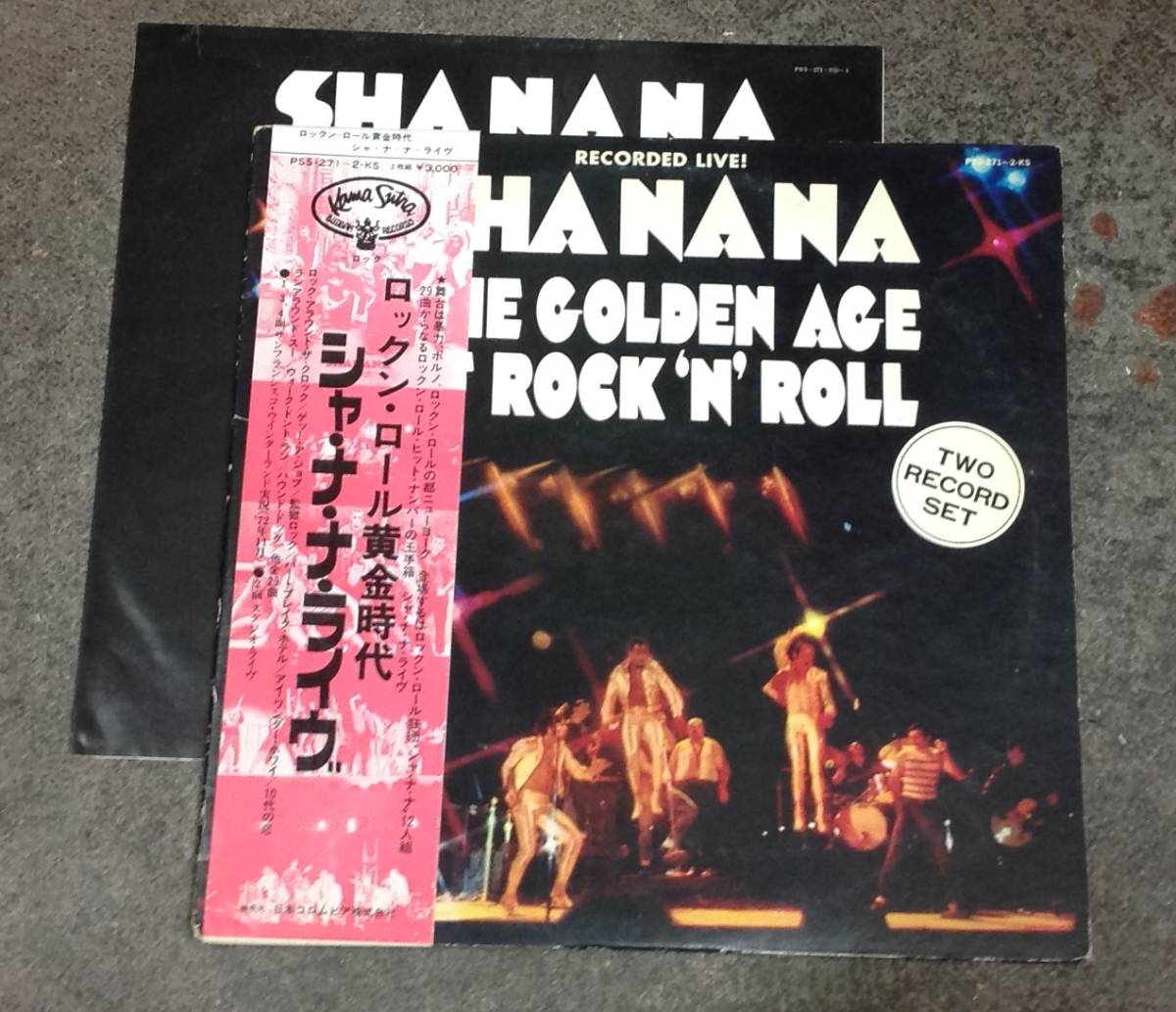Sha na na 2 lps album , Live , Japan press拍卖