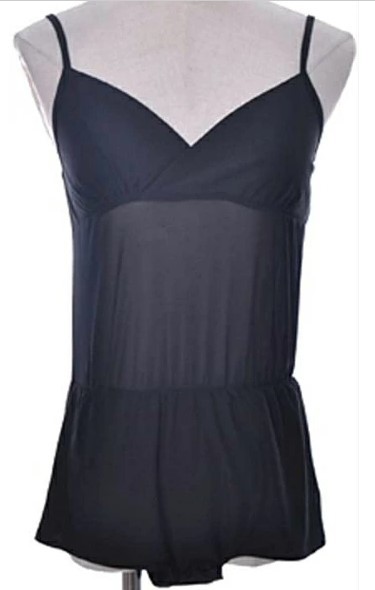 超セクシー ランジェリー シースルー キャミソール ワンピース ミニスカ ナイトウェア コスチューム 黒拍卖