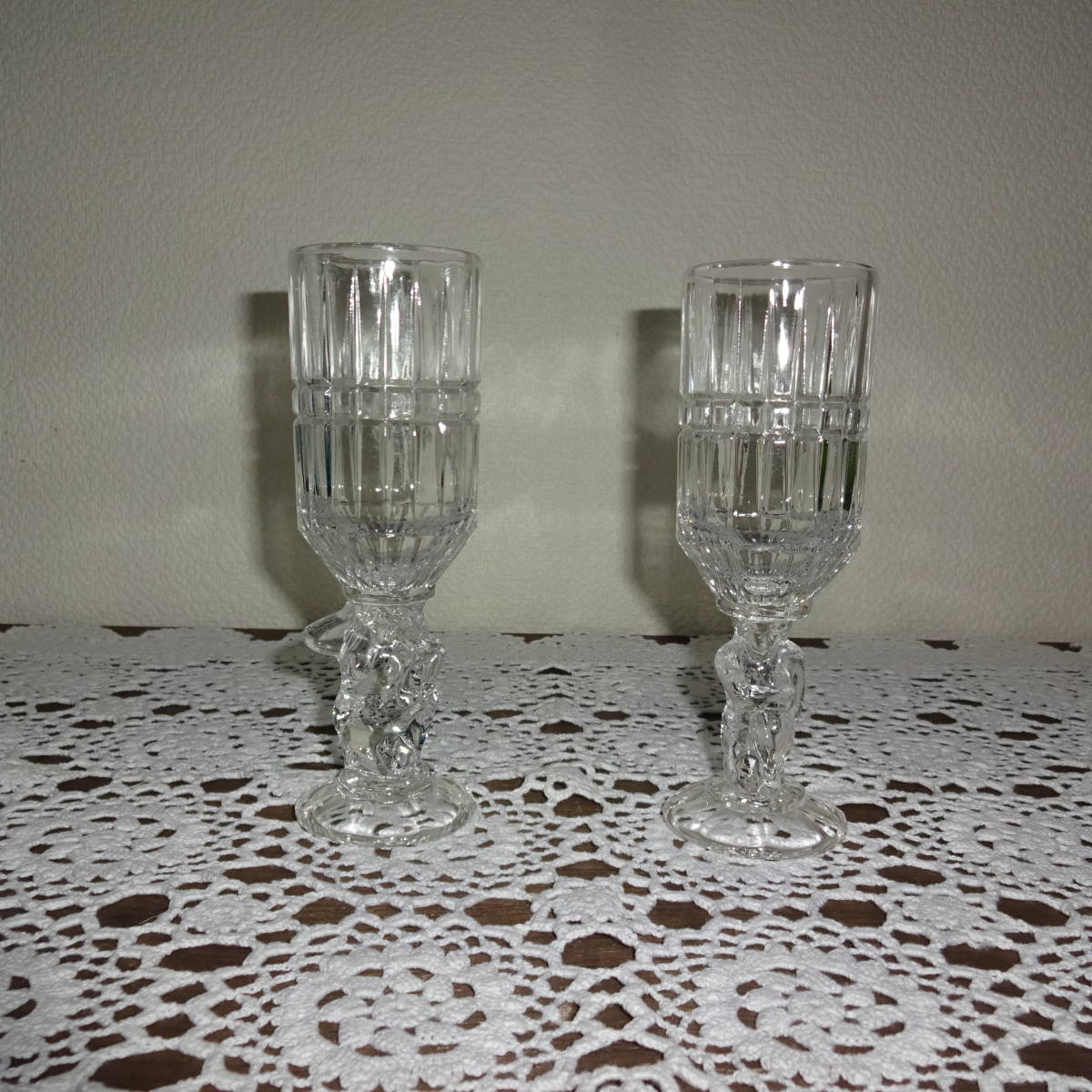 KONICAノベルティグラス2客セット コニカレトログラス シャンパングラス コニカロダングラス 企業物拍卖