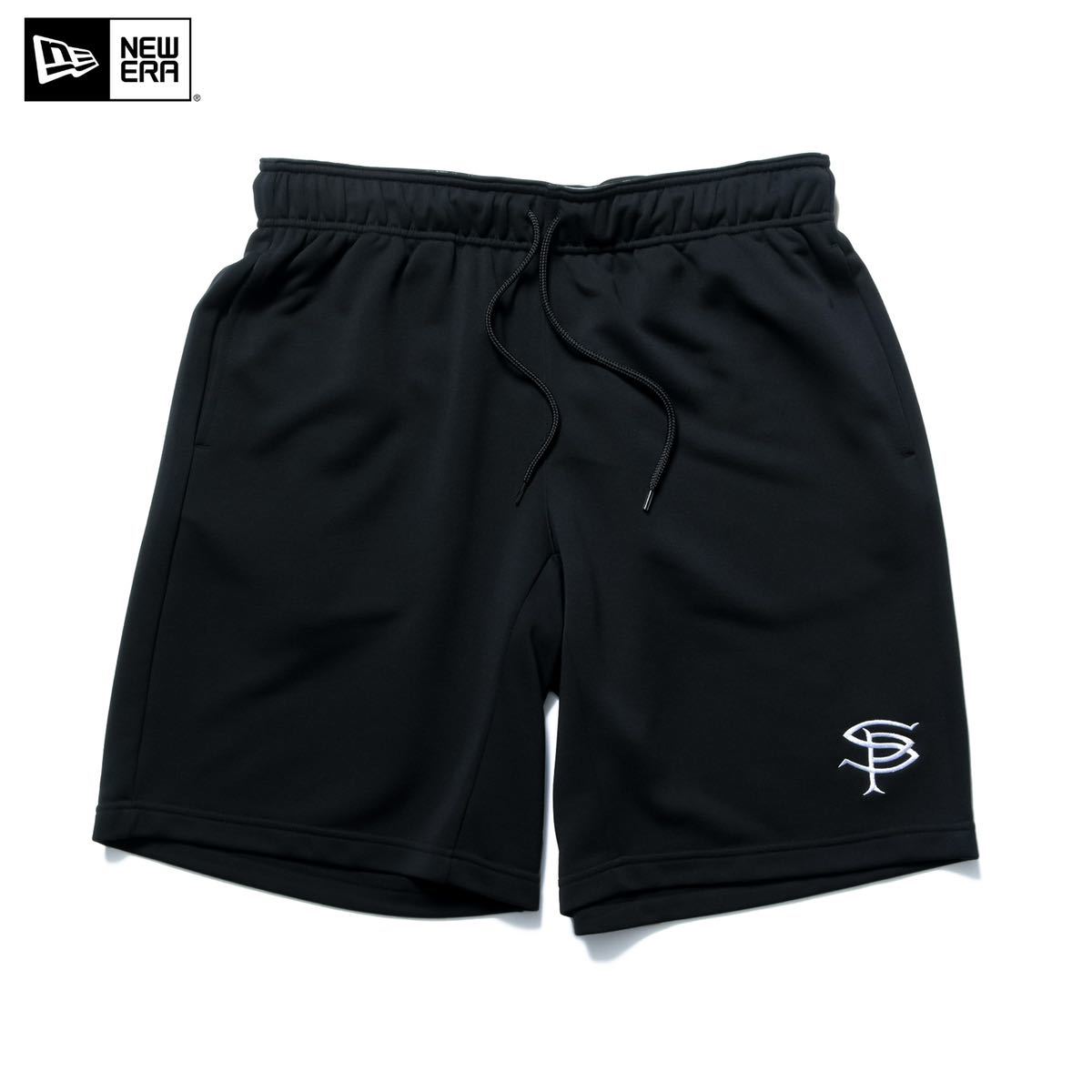 【新品タグ付き】 21SS 新品 SOPHNET ソフネット NEWERA SP LOGO SWEAT SHORTS スウェットショーツ パンツ BLACK ブラック 黒色拍卖