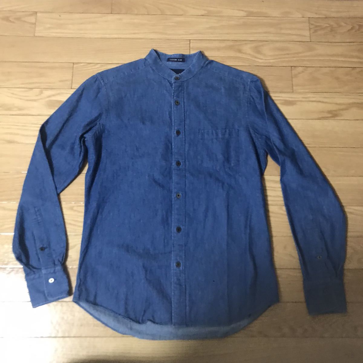 BEAMS ビームス 丸井 デニムシャツ アメカジ お兄 モードカスタムスリム サイズS 新品拍卖