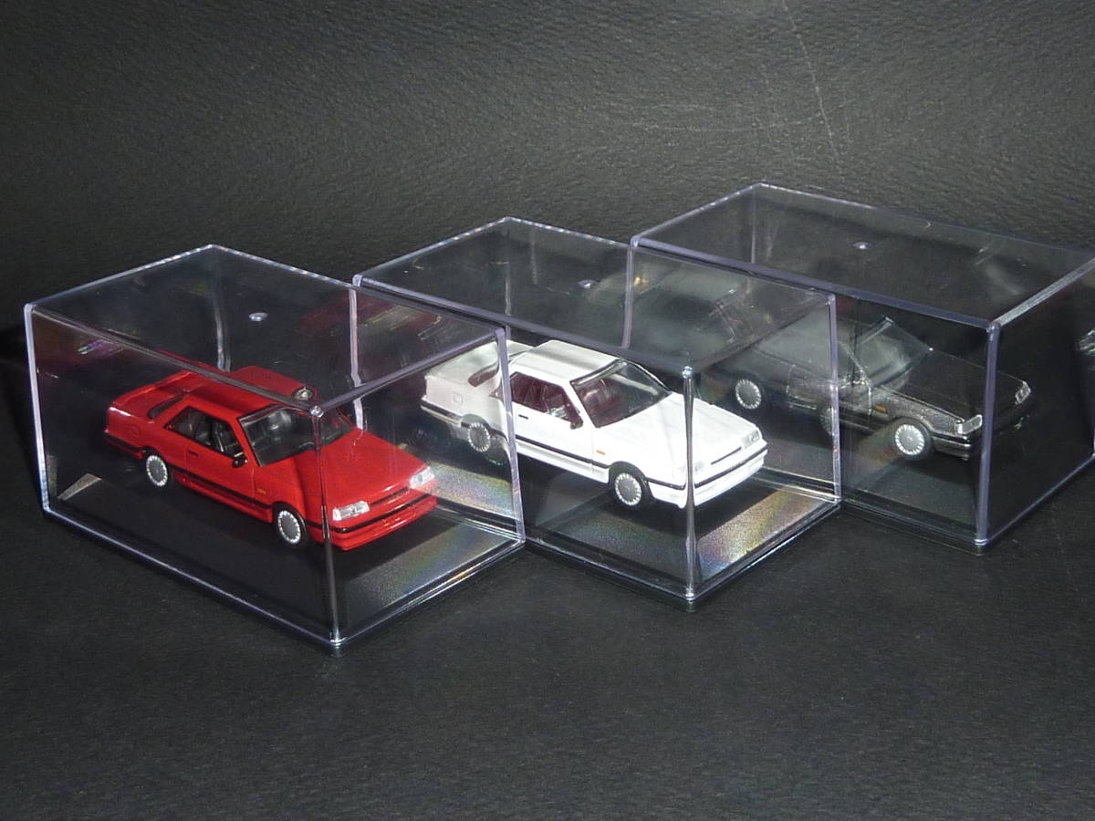 リアルX 1/72 日産 スカイライン HR31 スポーツ クーペ GTS レッド&ホワイト&グレー NISSAN SKYLINE REAL-X ヨーデル 1:72拍卖