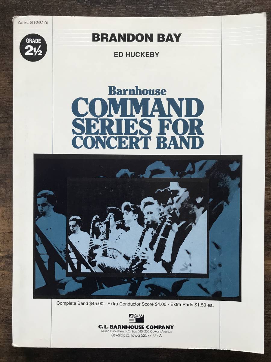 送料無料/吹奏楽楽譜/エド・ハックビー:ブランドン・ベイ/試聴&スコア閲覧可/グレード2.5拍卖
