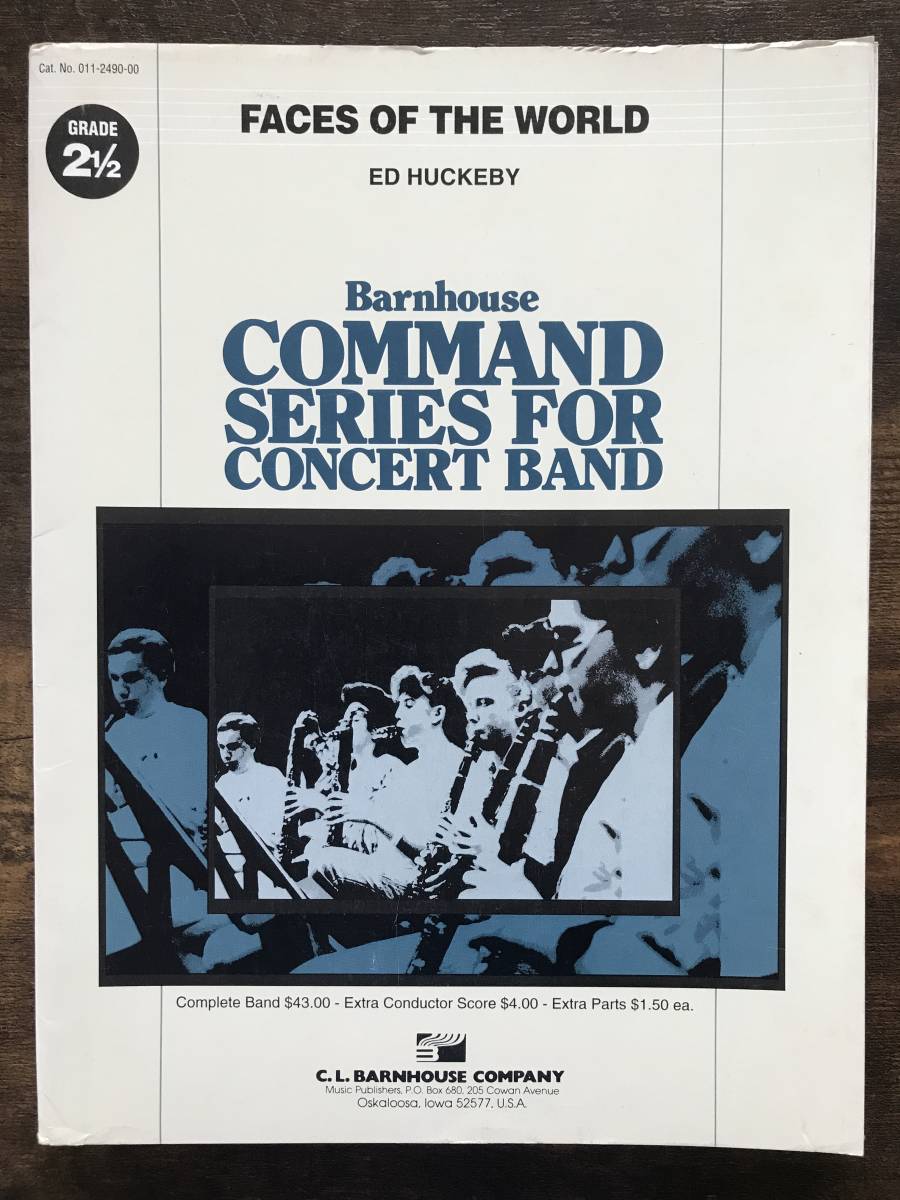 送料無料/吹奏楽楽譜/エド・ハックビー:フェイシズ・オブ・ザ・ワールド/試聴&スコア閲覧可/グレード2.5拍卖