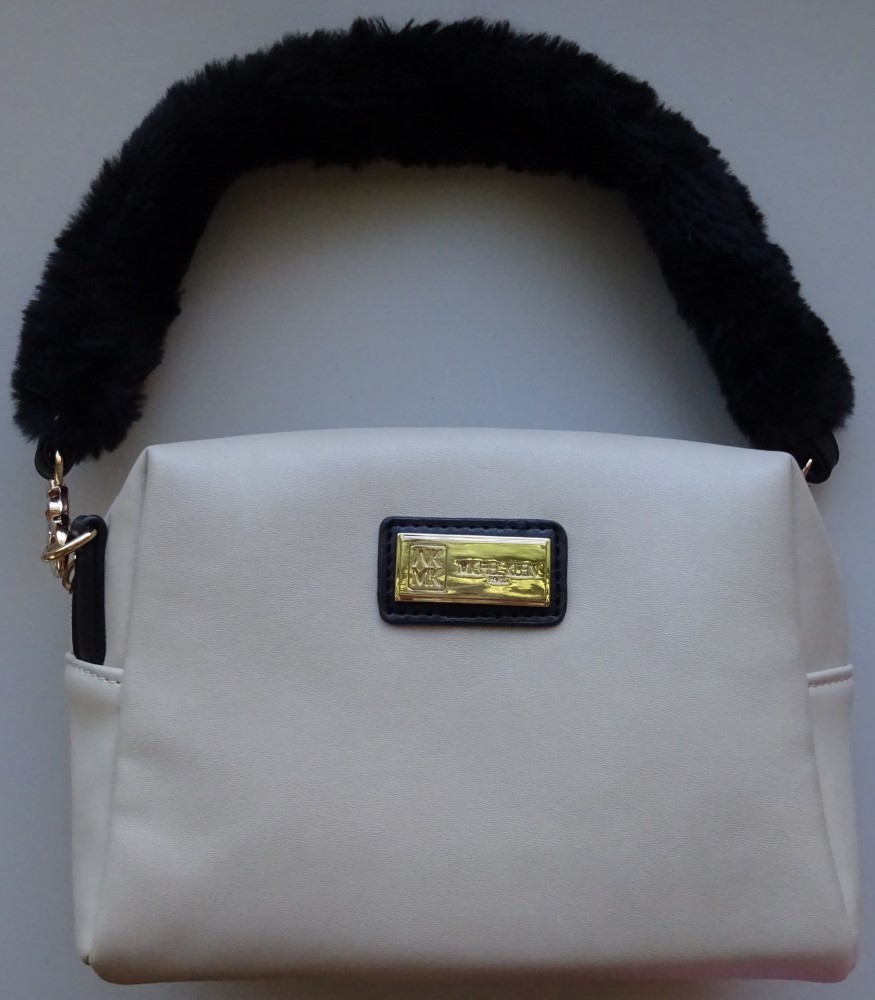 【中古】MICHEL KLEN ポーチ 白 2021080013拍卖