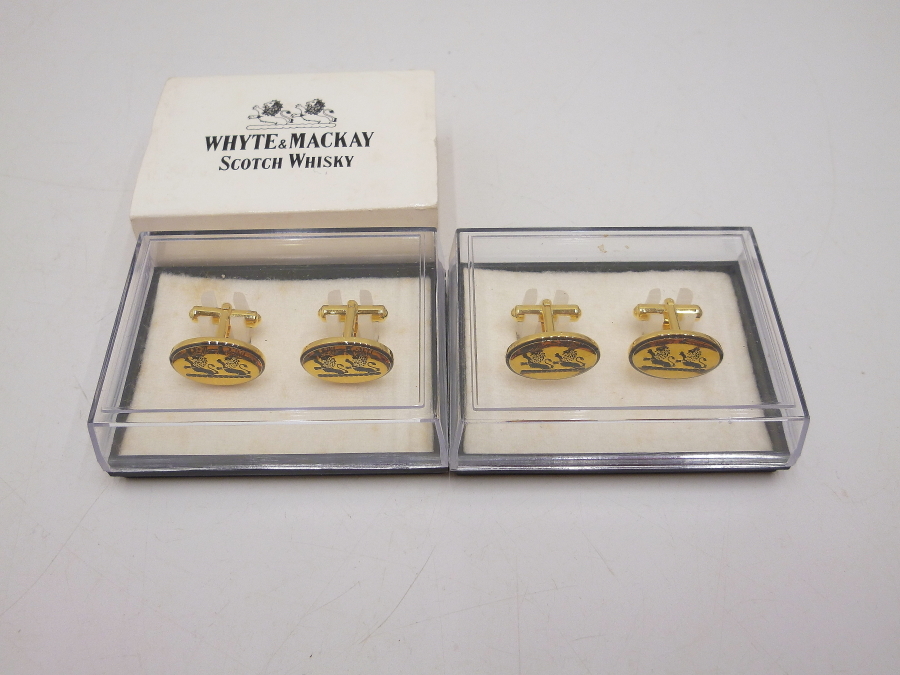 カフスボタン WHYTE&MACKAY SCOTCH WHISKY拍卖