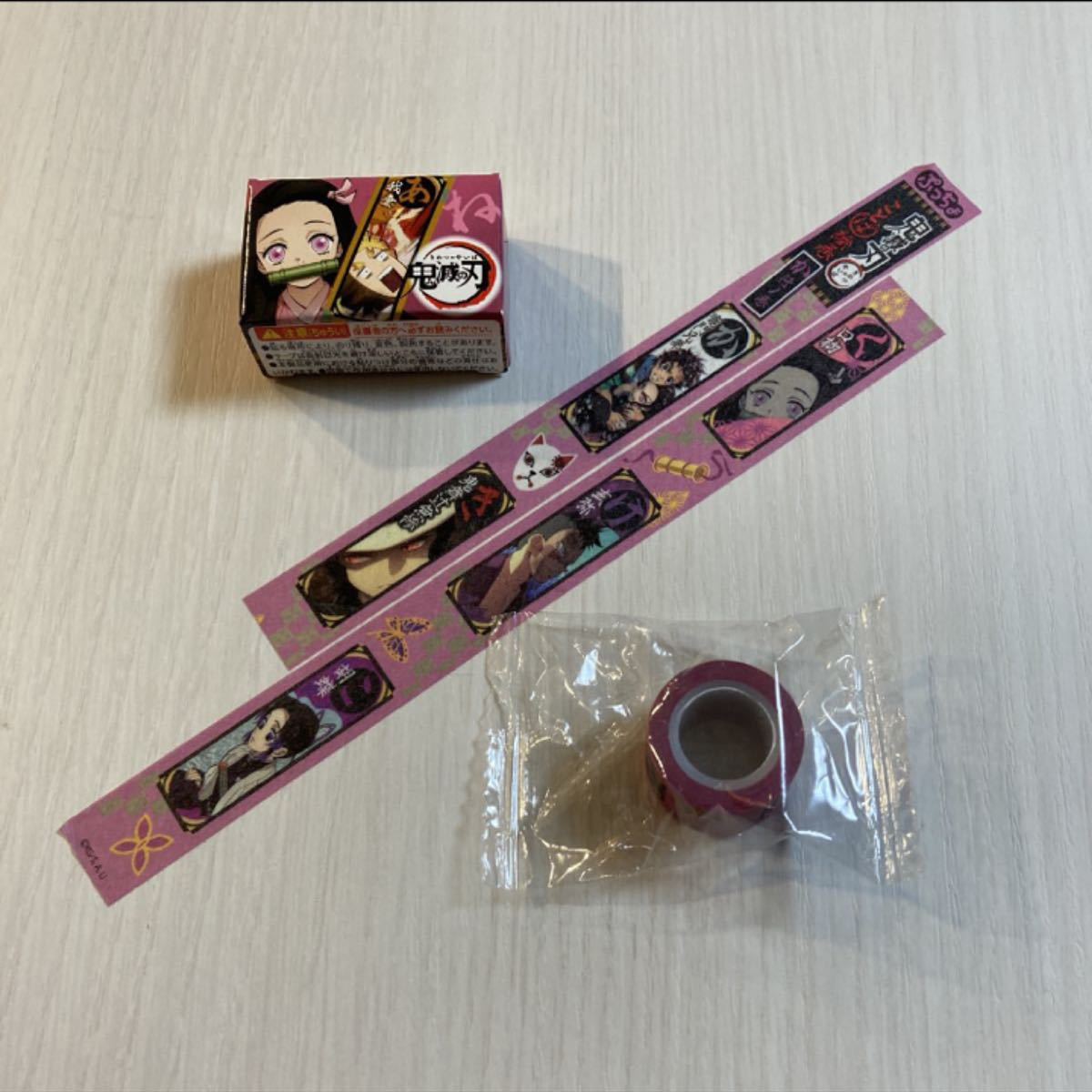 鬼滅の刃 UHA味覚糖 ぷっちょ ロールテープ マスキングテープ か行 竈門兄弟 鬼舞辻無惨 口枷 玄弥 胡蝶しのぶ グッズ 禰豆子 炭治郎拍卖