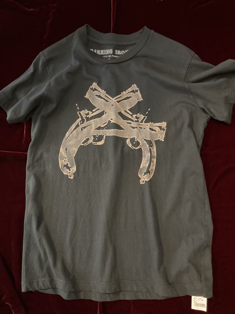 即決 送料無料 新品 未使用 Tシャツ バーキングアイアン barking irons ピストル拍卖