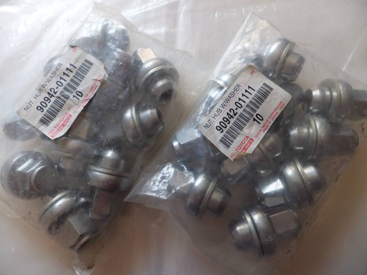 ☆ 未使用品 保管品 LEXUS レクサス LS LC LX 純正 M14x1.5 全長約48mm 袋ナット 20個セット ランクル ☆c拍卖