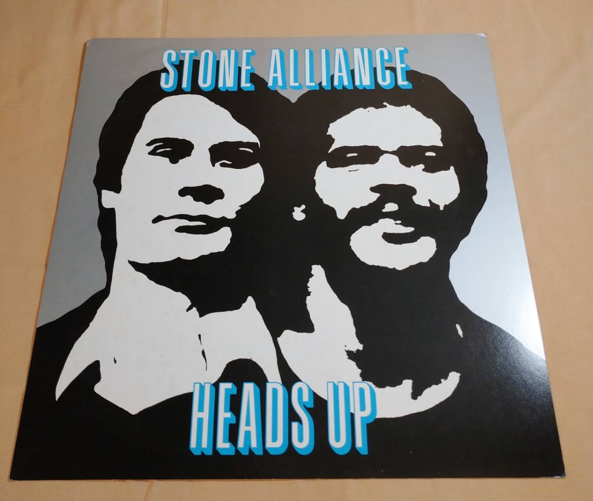 レア!見本品LPレコード『HEADS UP』STONE ALLIANCE/ストーン・アライアンス/片面ジャケット/見本盤/白無地センターレーベル拍卖
