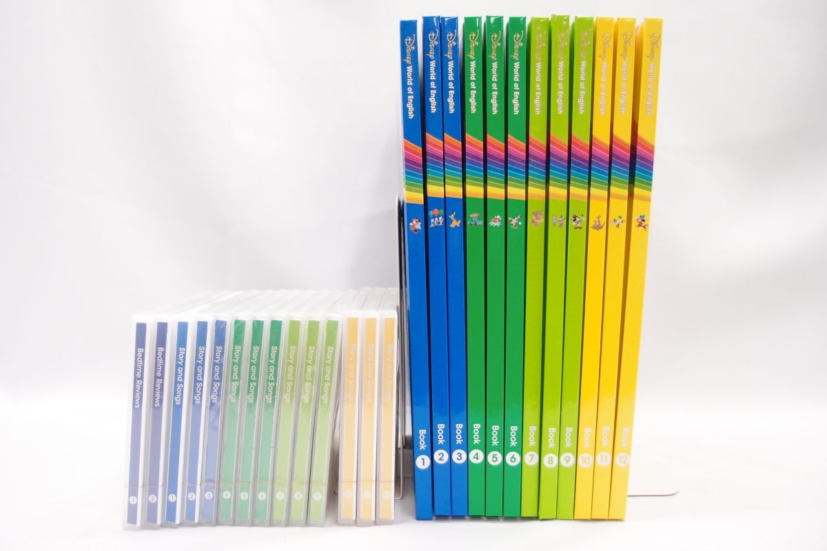 最新版 ディズニー英語システム メインプログラム 絵本12冊+CD14枚 中古 △WZ319拍卖