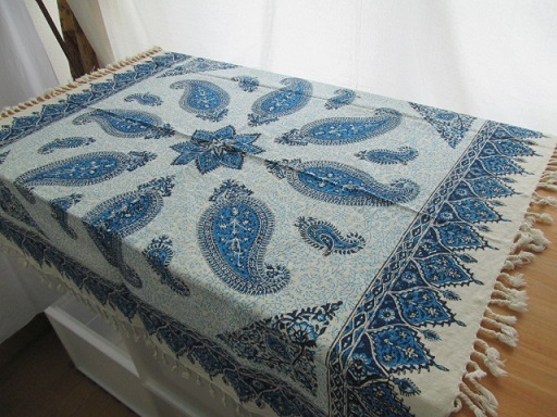 〓 新品 〓 ペルシャ更紗 テーブルカバー 〓 テーブルクロス トップクロス 布 風呂敷 イラン エスニック アジアン 更紗 〓T292拍卖