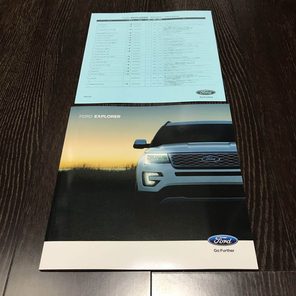 【即決】エクスプローラー(U502 後期型) 2015年10月 諸元表 カタログ & 純正アクセサリー価格表 フォード Ford Explorer拍卖