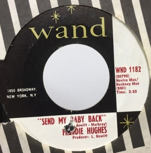 FREDDIE HUGHES/SEND MY BABY BACK シングルレコード拍卖