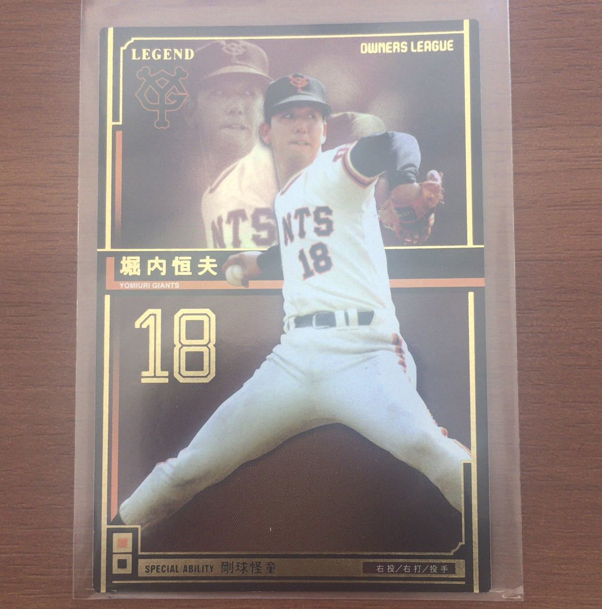 オーナーズリーグ LE 堀内拍卖