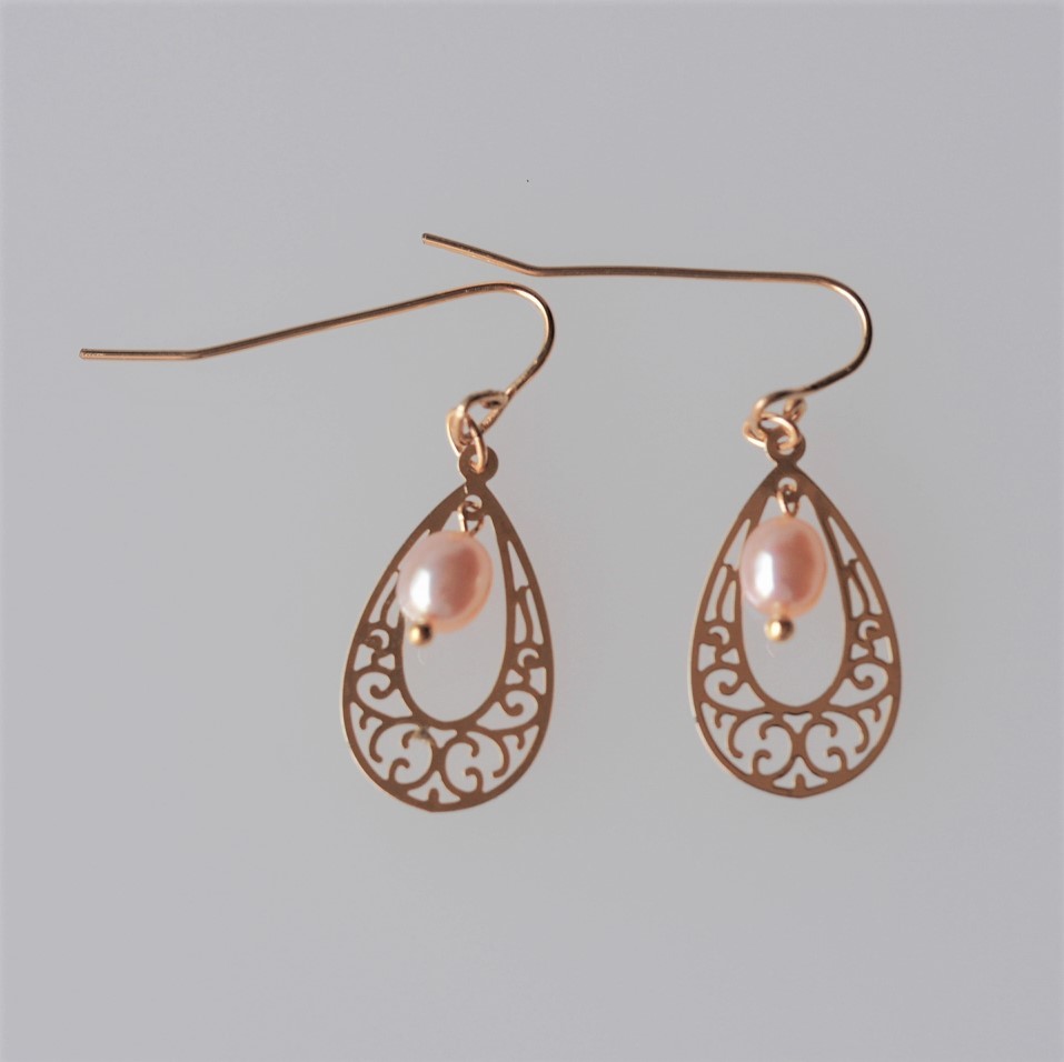 淡水パール K14GF ピアス拍卖