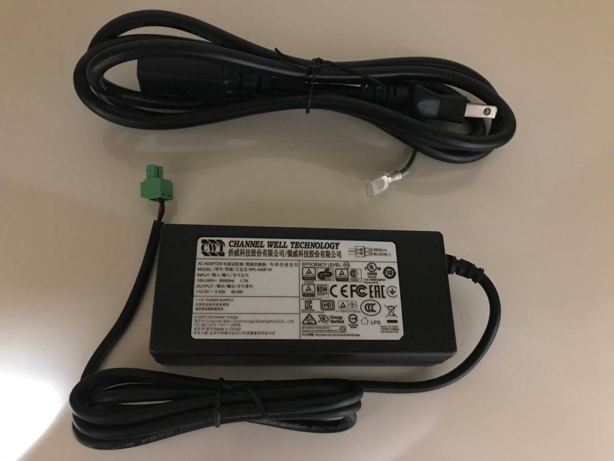 Hikvision ハイクビジョン PTZカメラ用 電源アダプター DC12V 3.33A拍卖