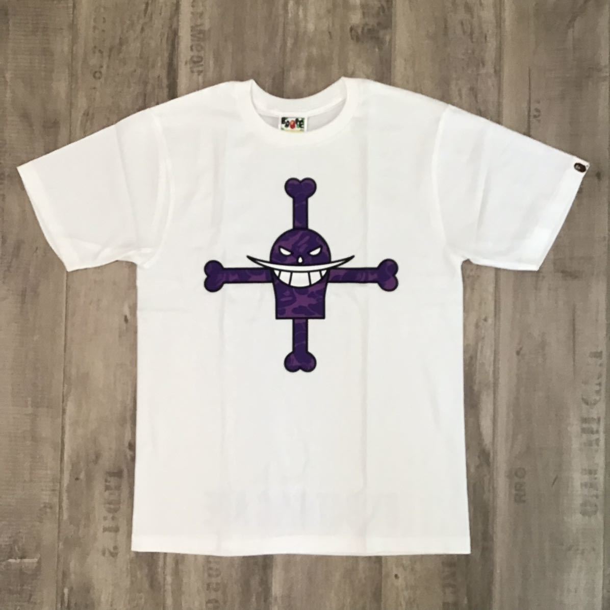 ★新品★ 白ひげ海賊団 フラッグ Tシャツ Sサイズ shirohige onepiece ワンピース a bathing ape bape エイプ ベイプ アベイシングエイプ z拍卖
