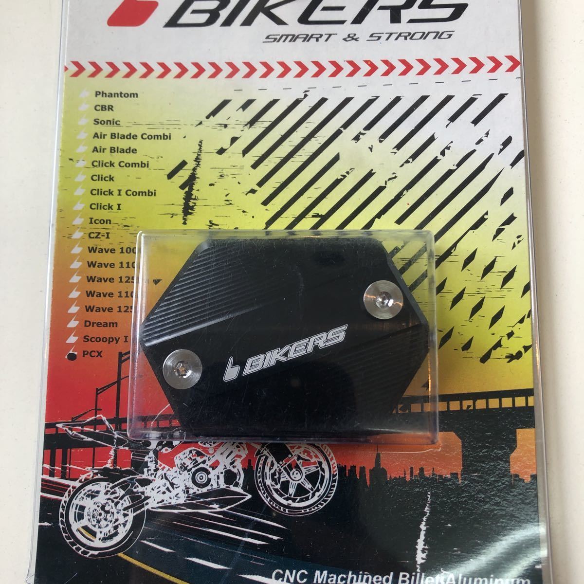 2-1551☆バイカーズ ブレーキリザーブタンクキャップ ブラック H92☆PCX拍卖