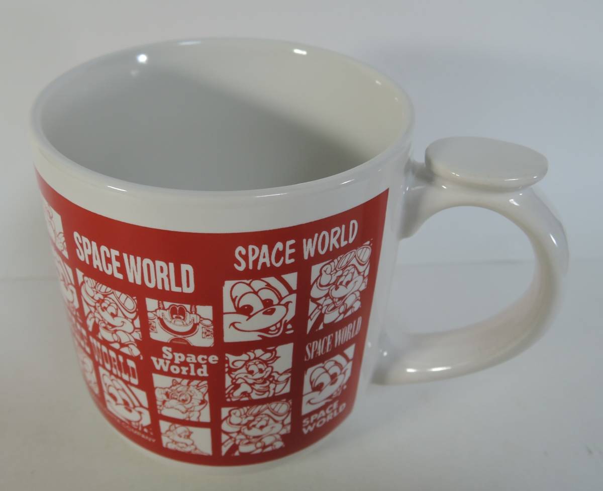 ☆X05■スペースワールド マグカップ 陶器製■松下進/スペワ/福岡県北九州市/宇宙のテーマパーク 未使用拍卖