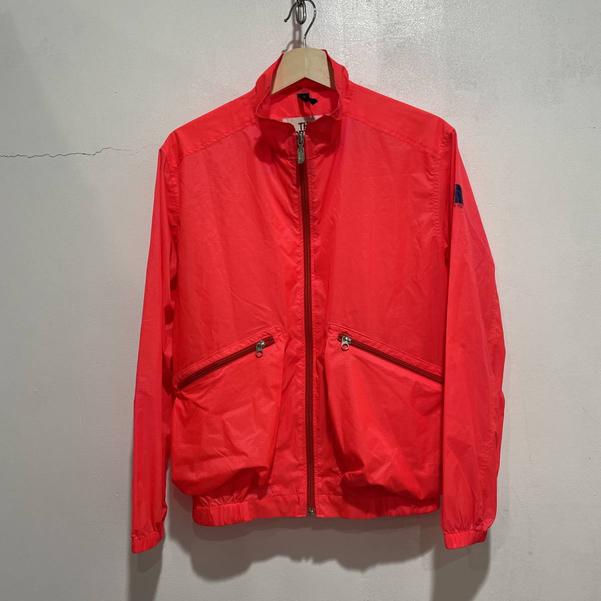 ☆送料無料☆THE NORTH FACE☆茶タグ☆ナイロンジャケット☆M☆ネオンオレンジ☆フルジップ☆g21拍卖