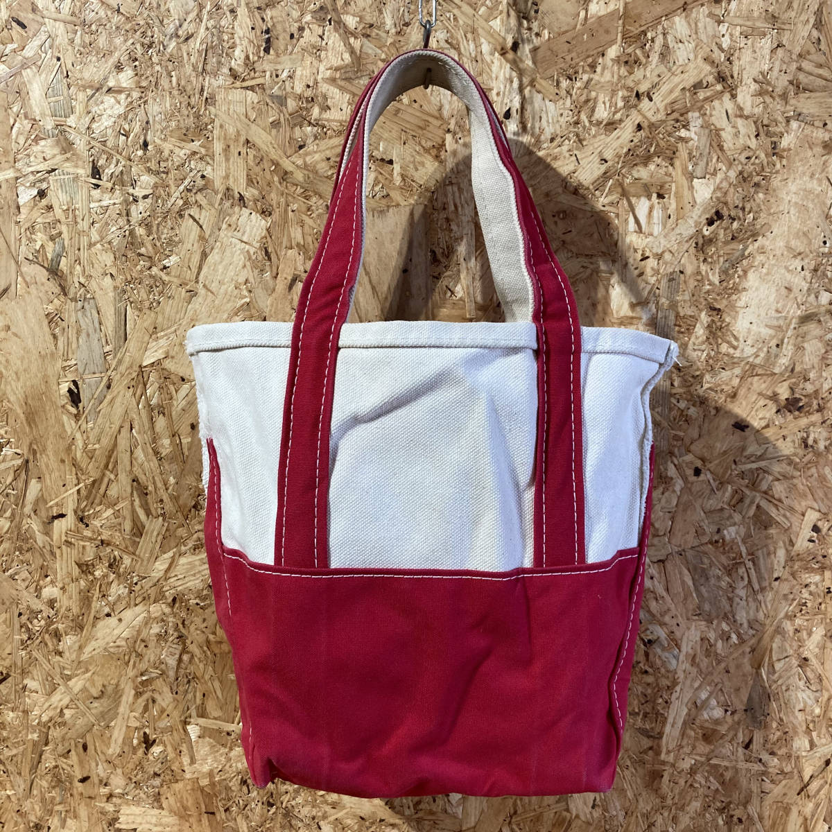 L.L.Bean BEAMS トート バッグ S 赤 コラボ 別注 限定 ビームス エルエルビーン BOAT AND TOTE拍卖