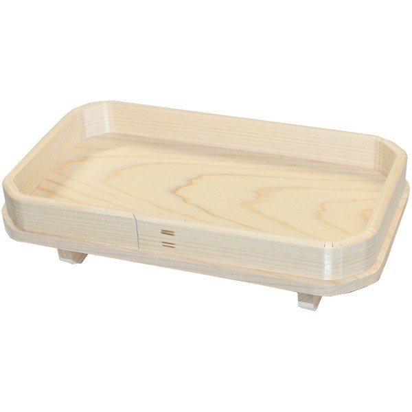 長三宝 7寸(約21.5cm×13cm×6cm) 国産桧 日本製 長三方拍卖