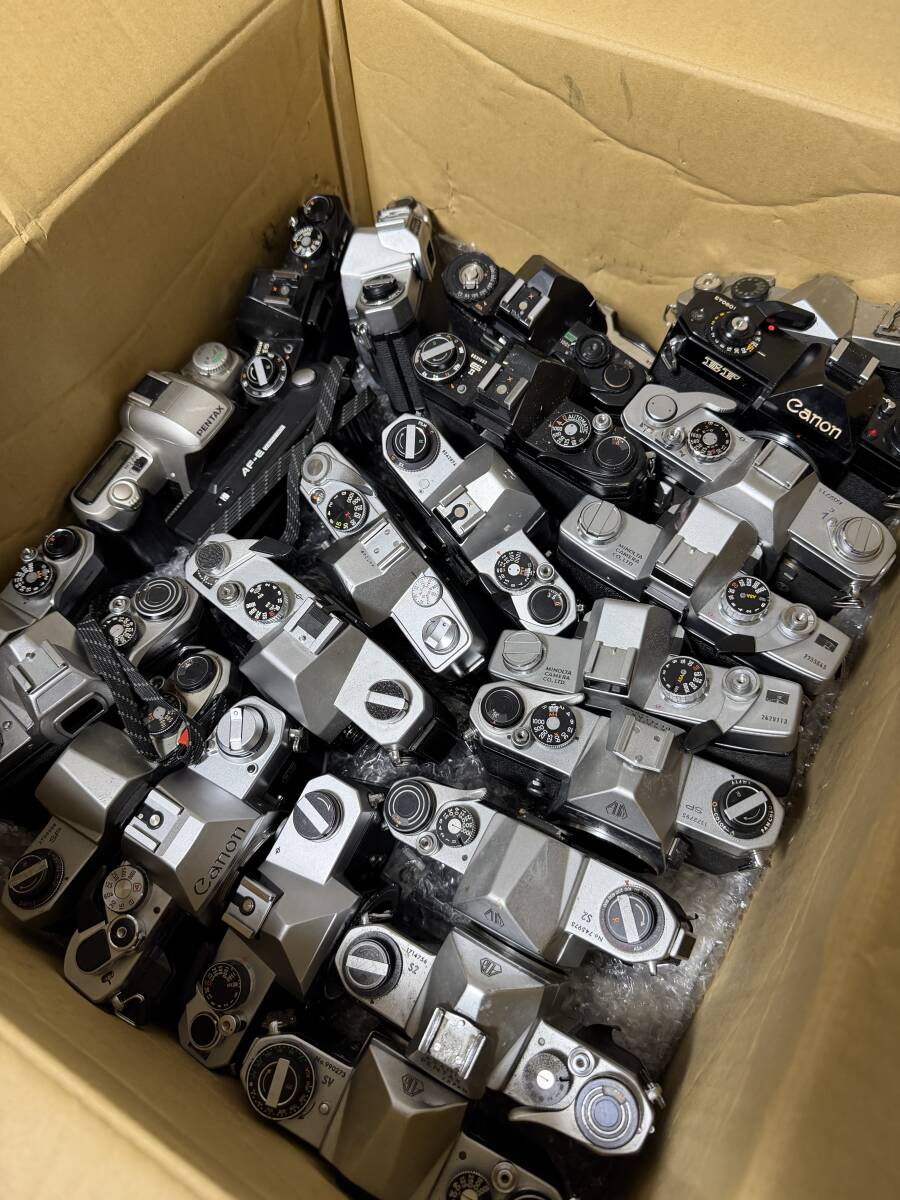フィルムカメラ まとめ 65台程度 Canon Pentax KONICA MAMIYA Nikon Minolta KYOCERA コンパクトカメラ 一眼拍卖