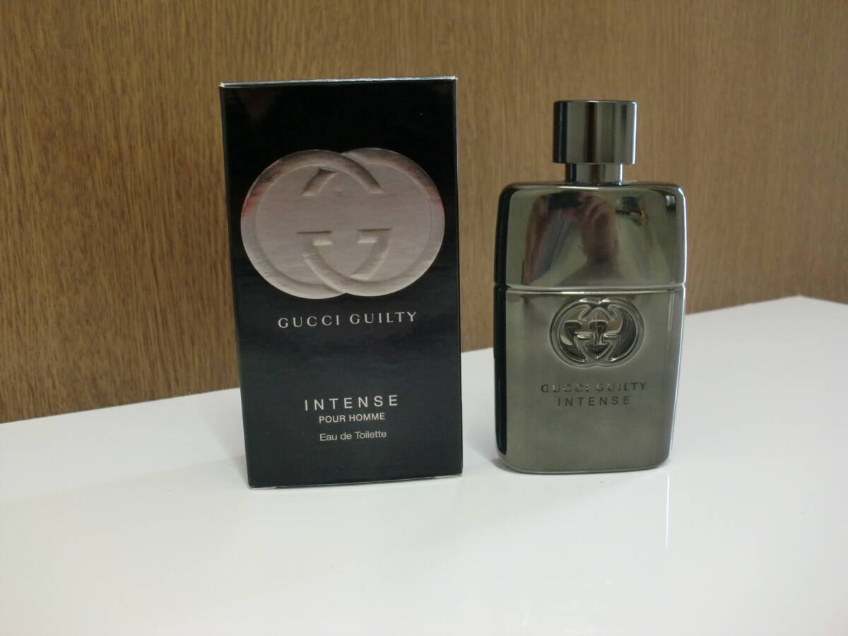 GUCCI グッチ ギルティ インテンス プールオム オードトワレ 50ml 箱付き拍卖
