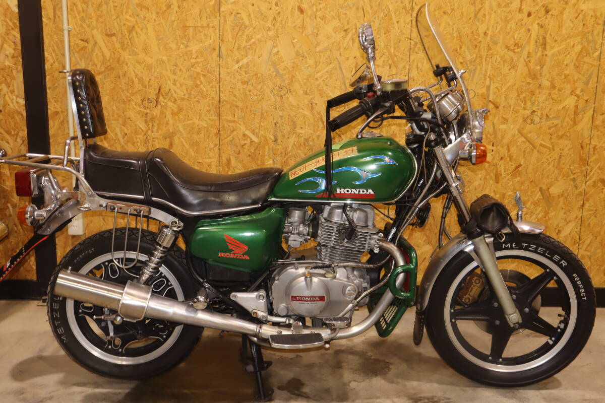 静岡市 現状車 ジャメリカン フルカスタム CM400T NC01 国内未登録 CB400T CB250T CB400N GS400 GT380 CBX400F拍卖