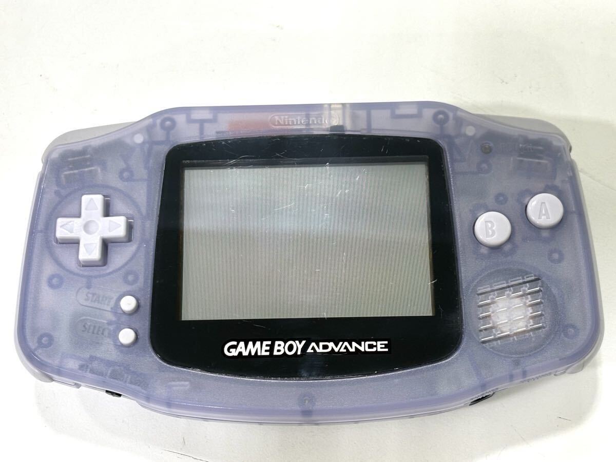 任天堂 ゲームボーイアドバンス AGB-001 クリアカラー 本体 通電確認済み拍卖