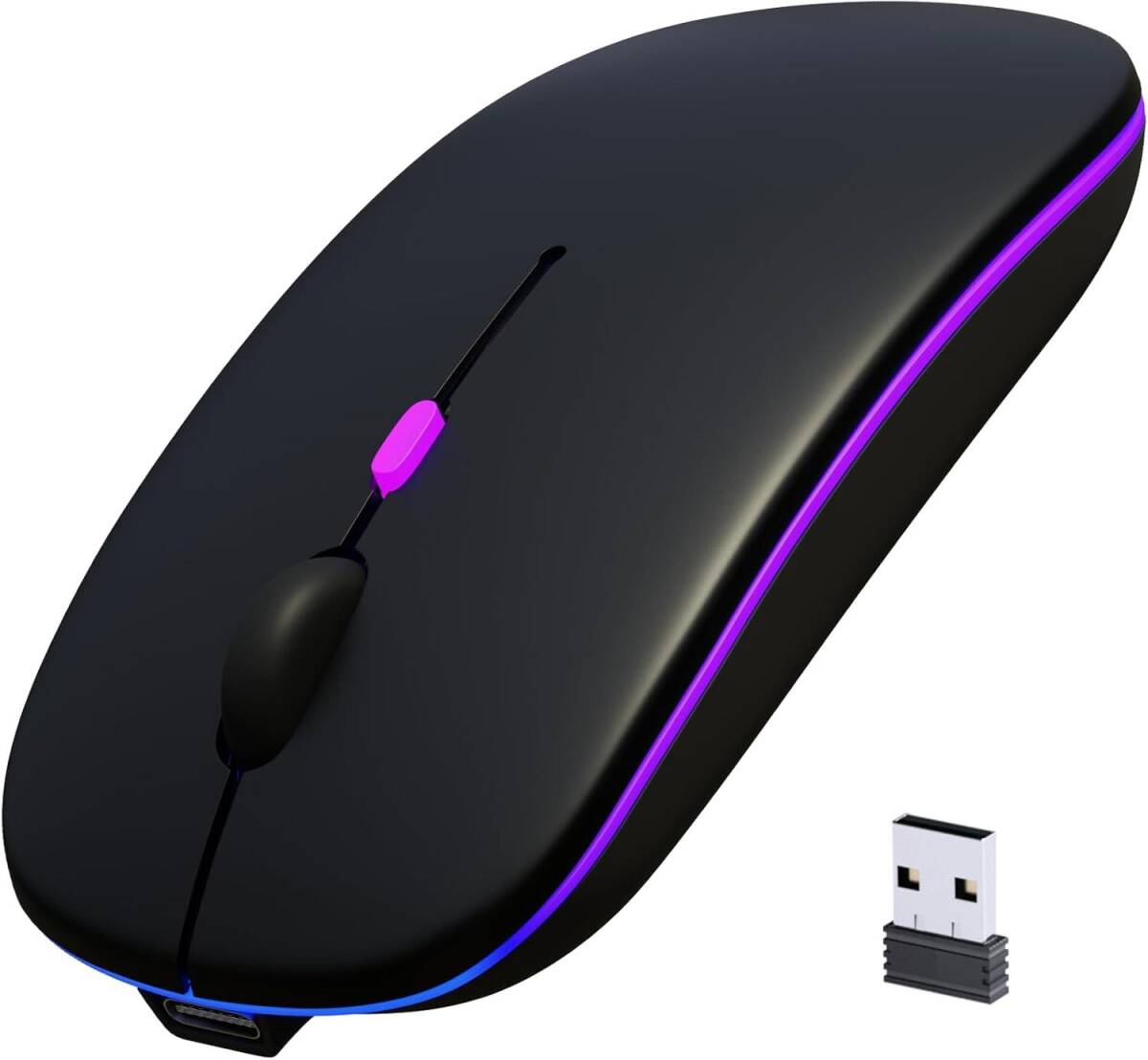 【未開封新品】Bluetoothマウス ワイヤレス 静音 黒拍卖
