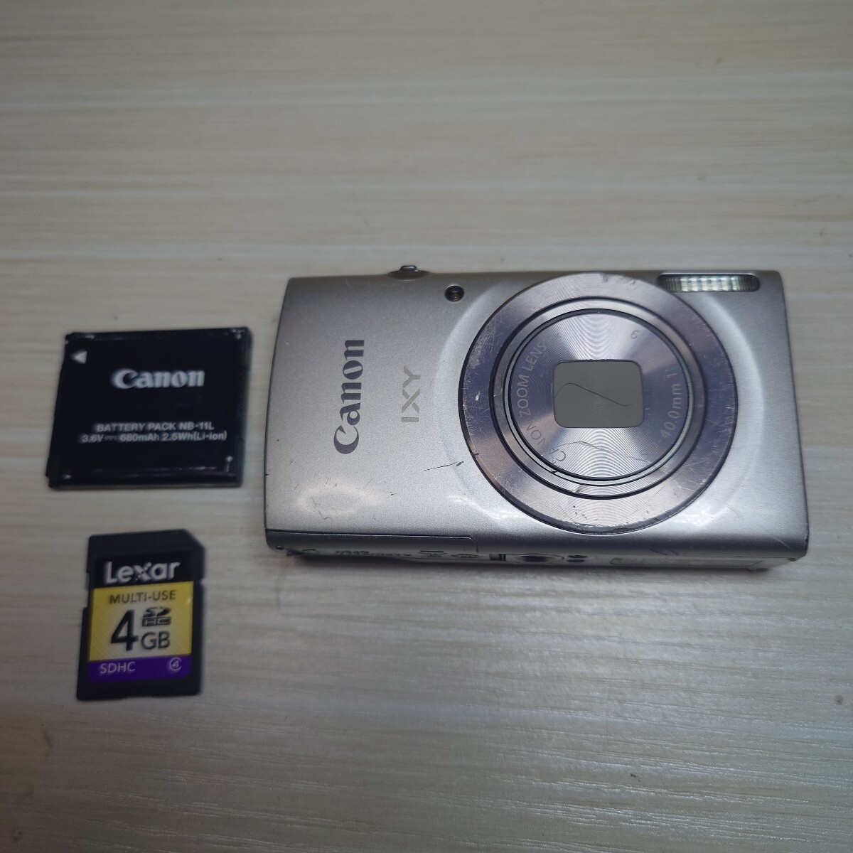 Canon IXY180 コンパクトデジタルカメラ 4GB SDカード付き 中古拍卖