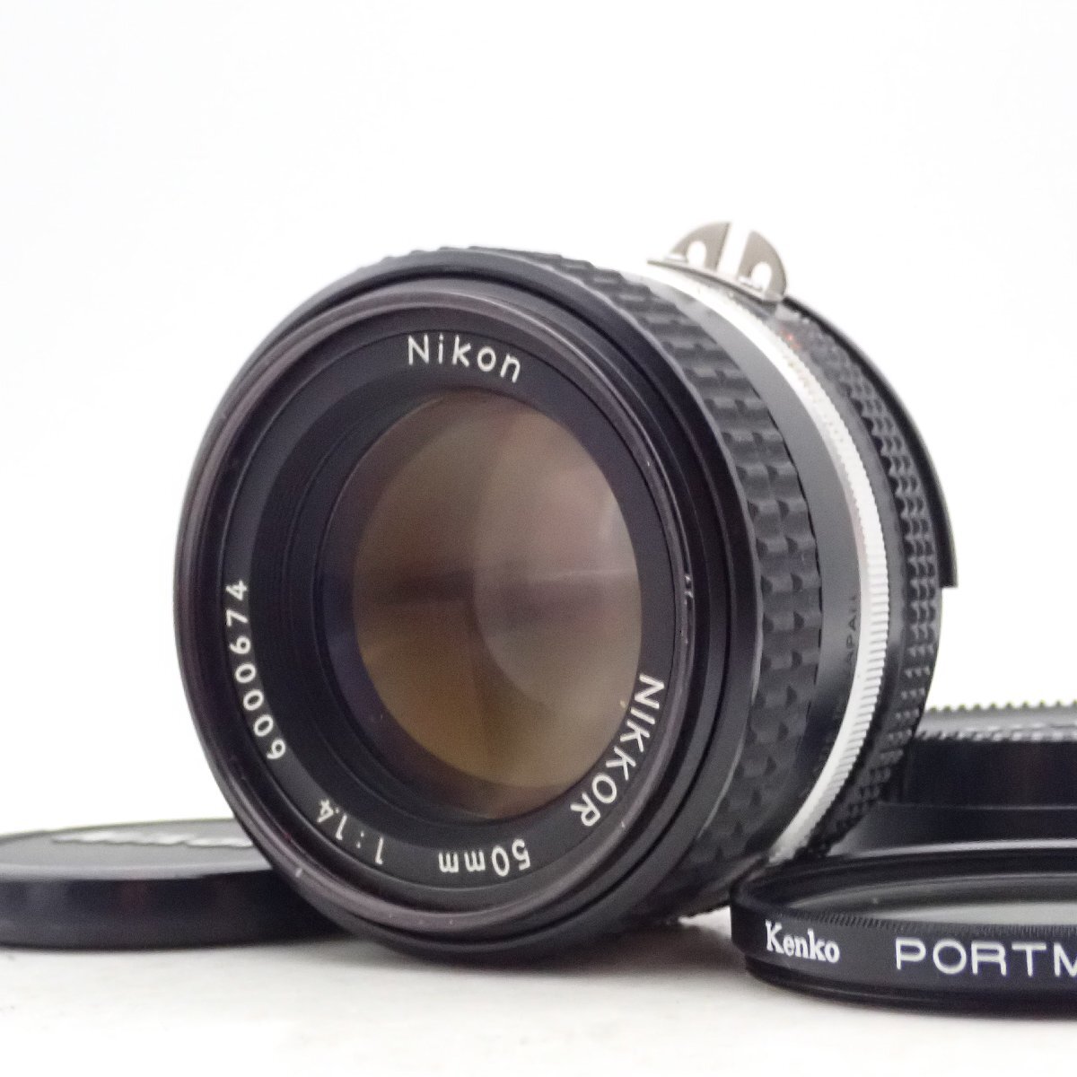 整備済 希少 Nikon 2006年以降シリアル SIC仕様 6000674 Ais Ai-s Nikkor 50mm f1.4 標準 単焦点 プライム マニュアル オールドレンズ拍卖