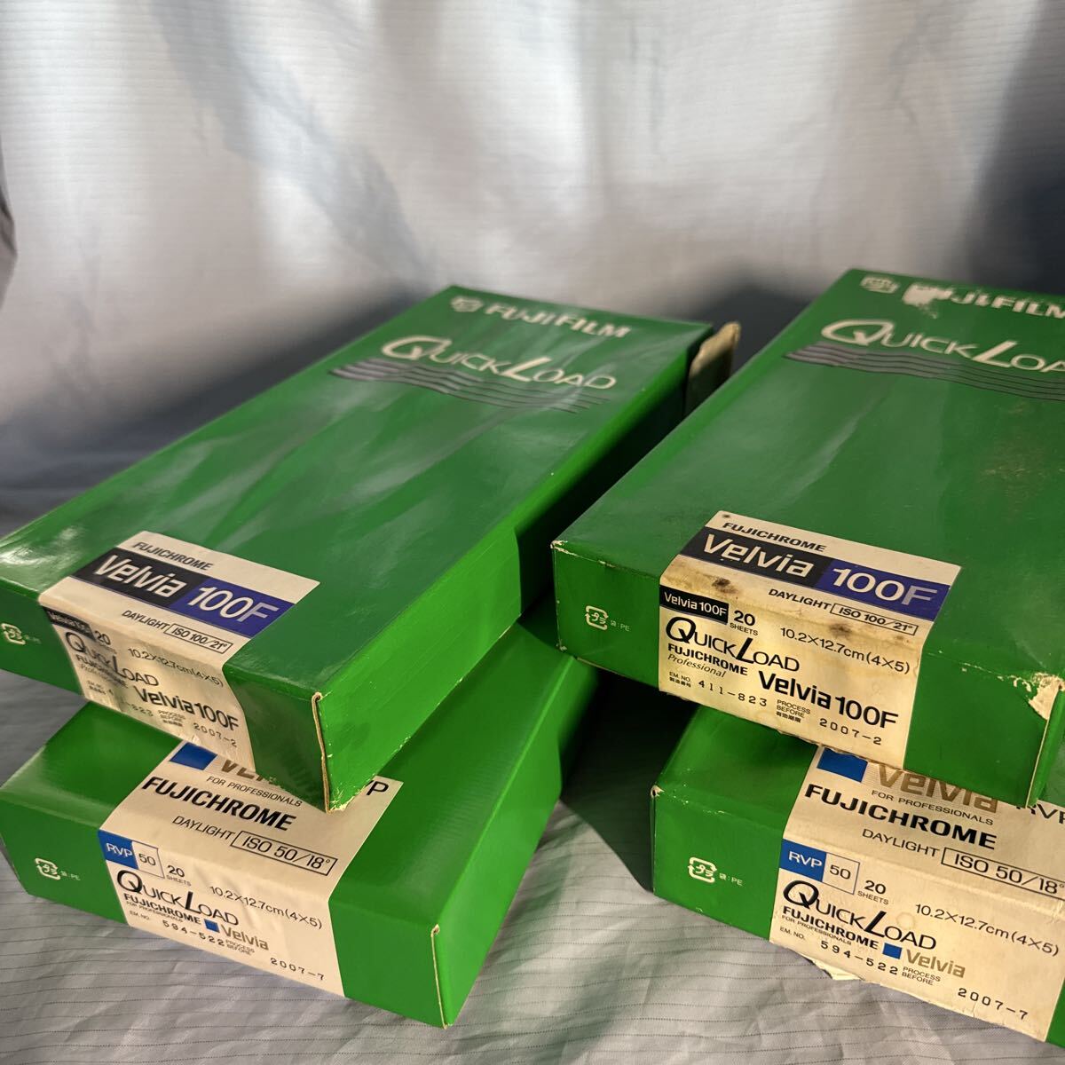 4×5Quick loadフィルム FUJIFILM 期限切れ Velvia拍卖