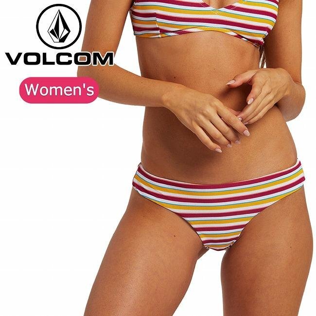 【1円スタート】VOLCOM ボルコム ストライプワイルオートチーキニボトム O21320R1 MLT M 水着 プール サーフィン 海 マリンスポーツ拍卖