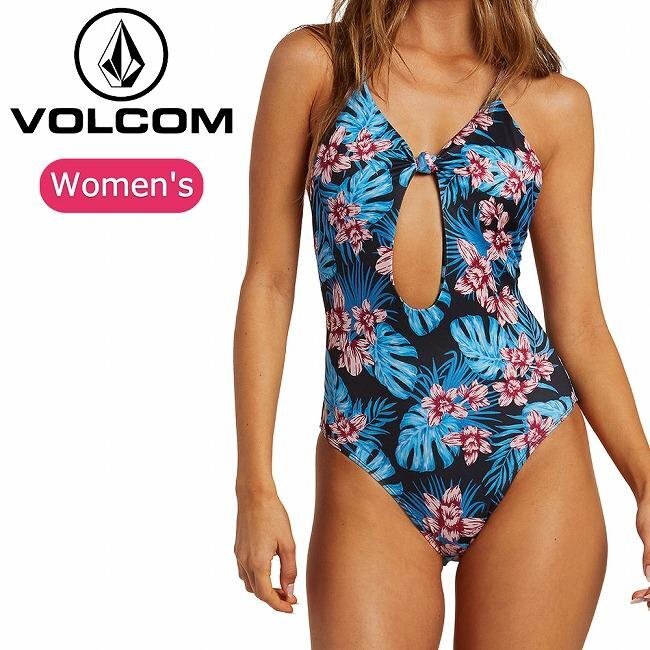 【1円スタート】VOLCOM ボルコム ココワンピーススイムスーツ O3022005 BLK XS 水着 プール サーフィン 海 マリンスポーツ拍卖