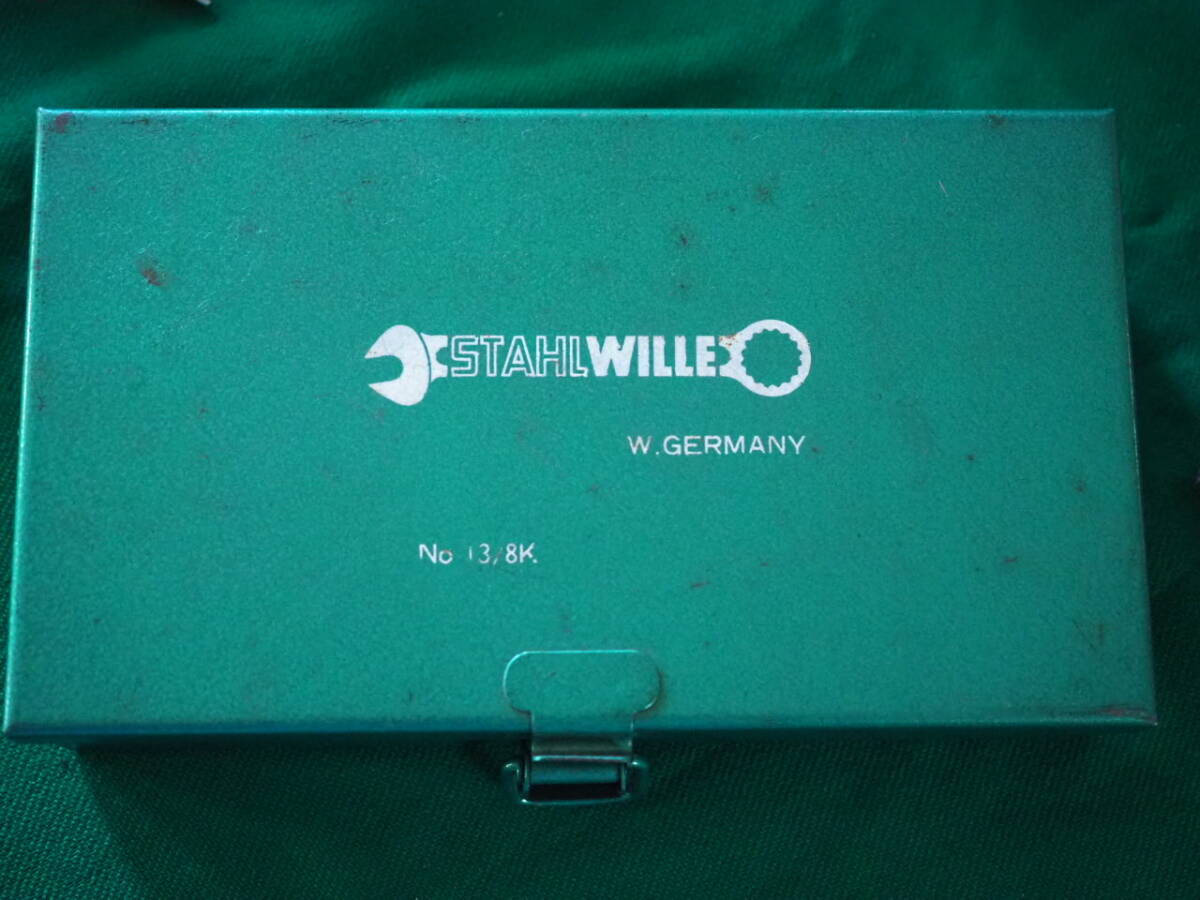 W. Germany ドイツ STAHLWILLE スタビレー スパナセット+#27 STARTER 1990年代 スチール製ケース拍卖