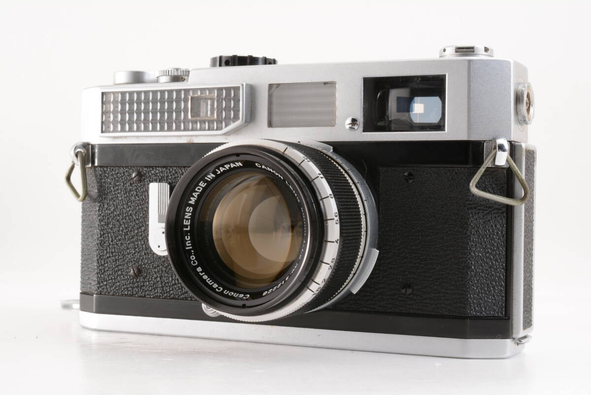 管F3714 動作品 キャノン Canon MODEL 7 レンズ 50mm f1.8 レンジファインダー フィルムカメラ拍卖