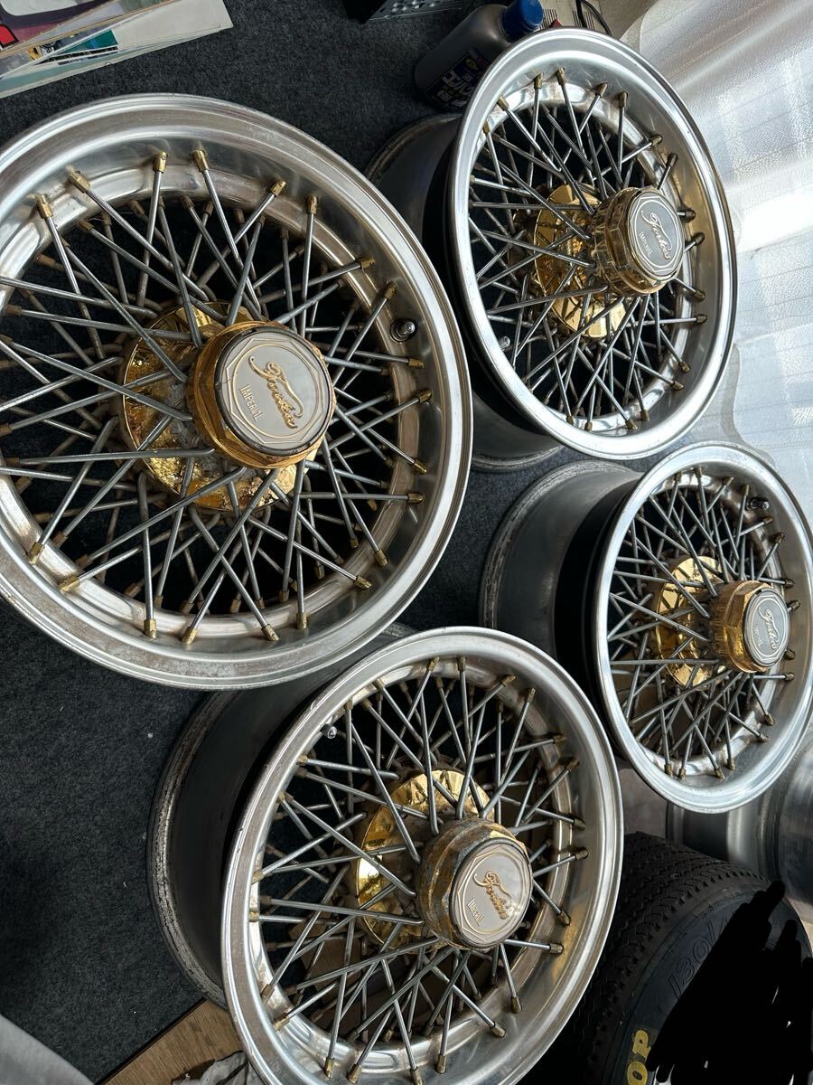 フォルテクススペシャルゴールドコンビハイソ街道レーサーgx71 当時物 旧車 ワイヤーホイール拍卖