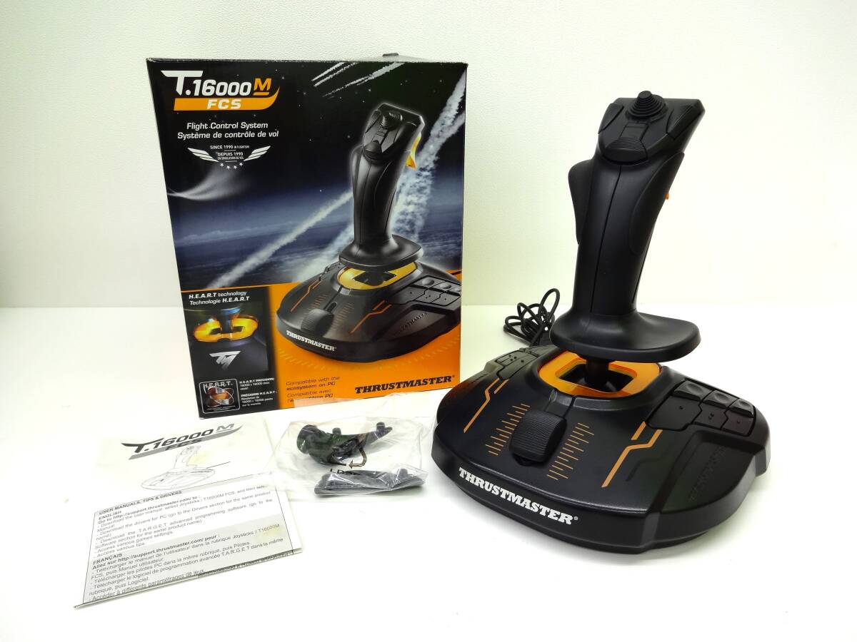 11386 PC祭 スラストマスター フライトスティック T.16000M FCS 作動確認済 Thrustmaster VG Hotas ジョイスティック 周辺機器 保管品拍卖
