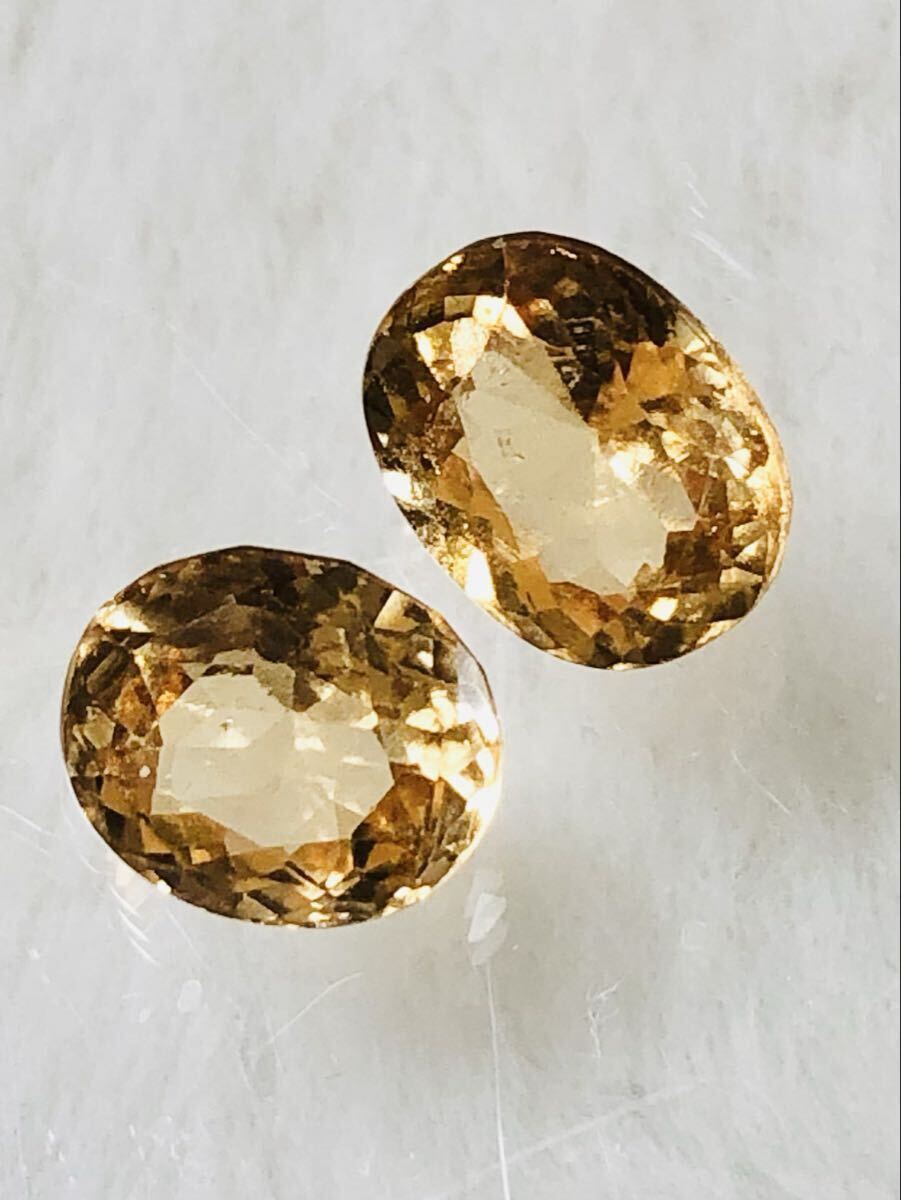 天然グロッシュラーガーネット-ヘソナイト美品【おまとめ】 裸石 ルース 2石 2.80ct-2.98ct拍卖